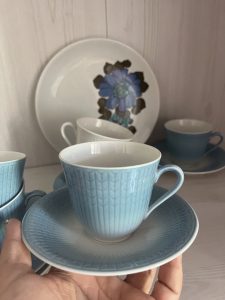 Сервиз за кафе в преливащо синьо - Image 2