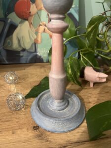 Дървен свещник {handmade} - Image 3