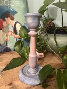 Дървен свещник {handmade} - Image 2