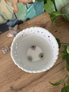 Малка керамична кашпа - Image 3